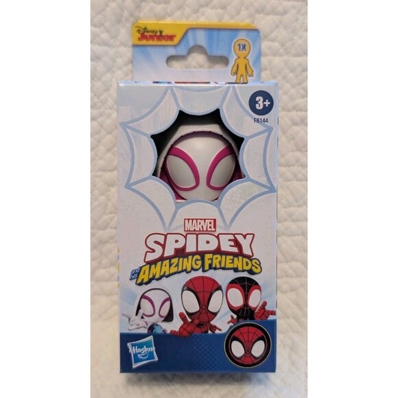 Marvel Spidey And His Amazing Friends GHOST SPIDER 4" Action Figure Disney Jr - Picture 1 of 6